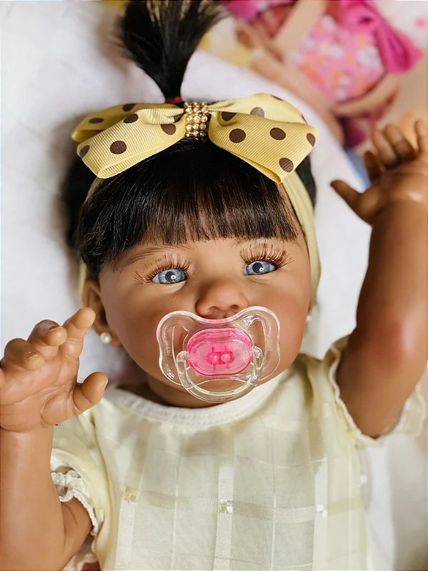 BEBÊ REBORN MENINA TODA EM SILICONE TALITTA COLEÇÃO NOVA Código: BACEYL7US